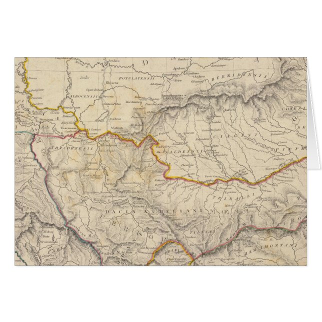 Ancient Makedonien, Thracia, Illyria Hälsningskort (Framsidan Horizontal)