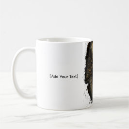 Ancient Malice Egyptian Pharaoh Black Gold Kaffemugg