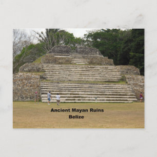 Ancient Mayan Ruins, Belize Vykort