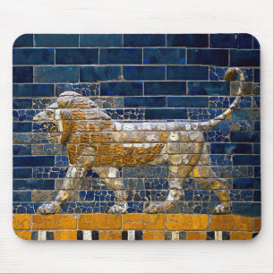 Ancient Mesopotamia: Babylonisk Lejon musknapp Musmatta