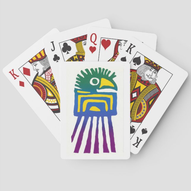 Ancient Mexican Bird Spel Kort (Baksidan)