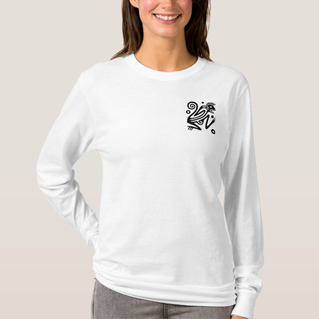 Ancient Mexican Motif Hoody Tee (Framsida)