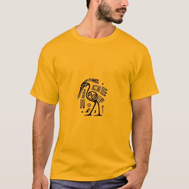 Ancient Mexican Motif T-shirt (Framsida)