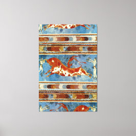 Ancient Minoan Crete Fresco Canvastryck