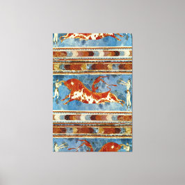 Ancient Minoan Crete Fresco Canvastryck