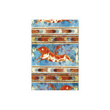 Ancient Minoan Crete Fresco