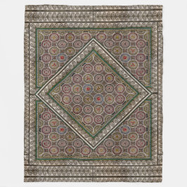 Ancient Mosaic Sherpa Blanket Fleecefilt