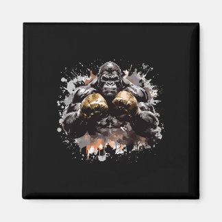Ancient Motivation Inc Gorilla Boxnings Mästare Bo Magnet