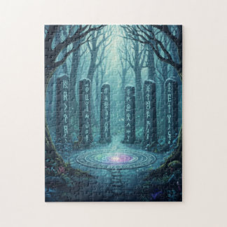 Ancient Mystical Runes Glowing Stone Puzzle - Celt Pussel