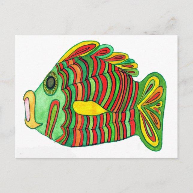 Ancient Nile Bulti Fish Postcard Vykort (Framsida)