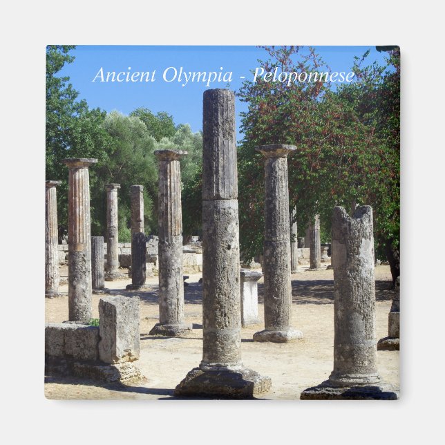 Ancient Olympia - Peloponnesese Magnet (Framsidan)