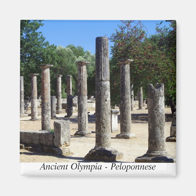 Ancient Olympia - Peloponnesese Magnet (Framsidan)