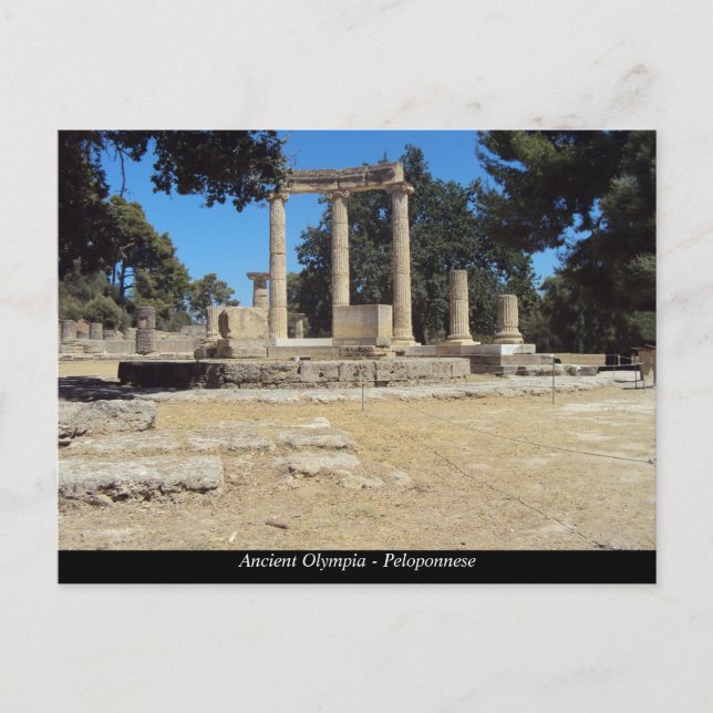 Ancient Olympia - Peloponnesese Vykort (Framsida)