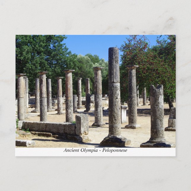 Ancient Olympia Vykort (Framsida)