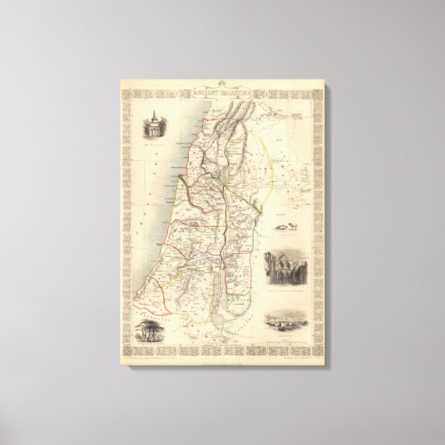 Ancient Palestina Canvastryck (Framsida)