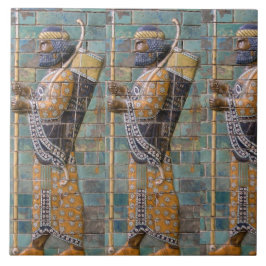 Ancient Persian Warrior Kakelplatta