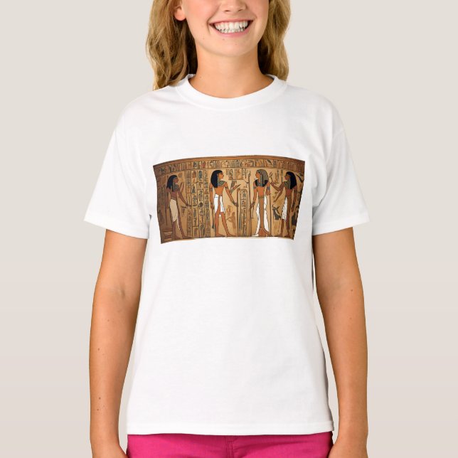 Ancient Pharaoh Royalty | Egyptian Kung Aesthetic T Shirt (Framsida)