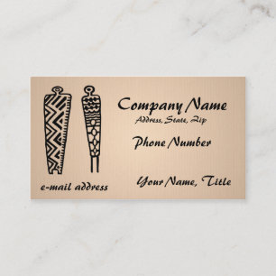 Ancient Pictograph Linen Struktur Visitkort