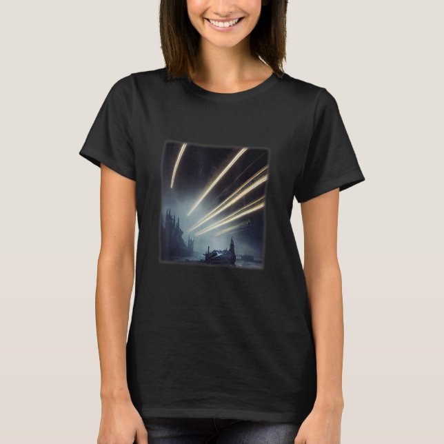 Ancient Relic Under Artificial Atmosphere Artwork T Shirt (Framsida)