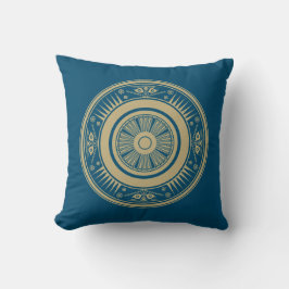 Ancient Rhodes Azure Solstice Pillow Kudde