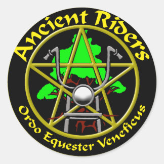 Ancient Riders 3 in. Fäst Runt Klistermärke