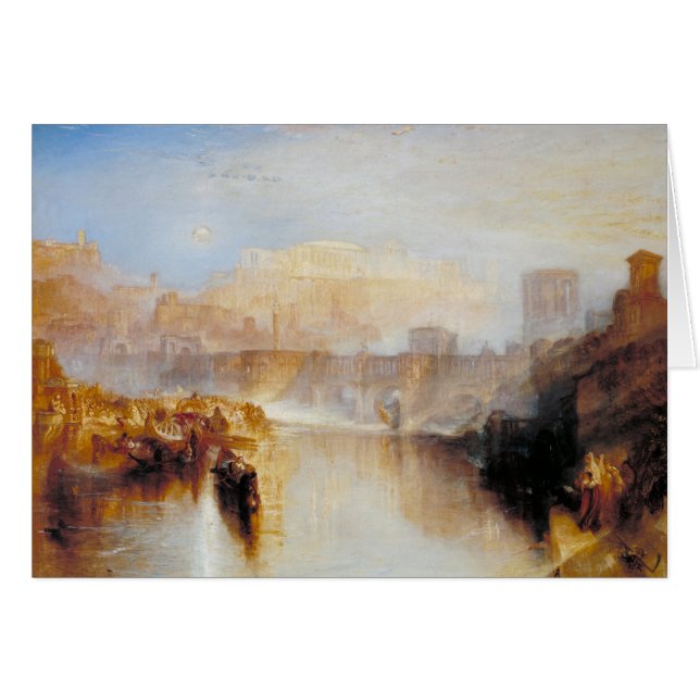 Ancient Rom - J.M.W. Turner Hälsningskort (Framsidan Horizontal)