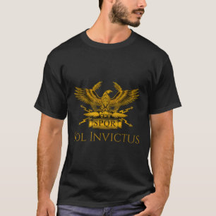 Ancient Rom Mythology Sol Invictus Gud Spqr Roman T Shirt