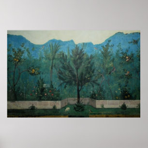 Ancient Roman Art / Fresco / House of Livia / Poster