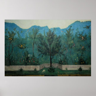 Ancient Roman Art / Fresco / House of Livia / Poster