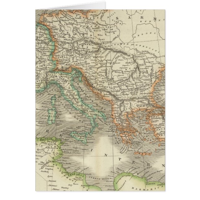 Ancient Roman Empire Hälsningskort (Framsidan)