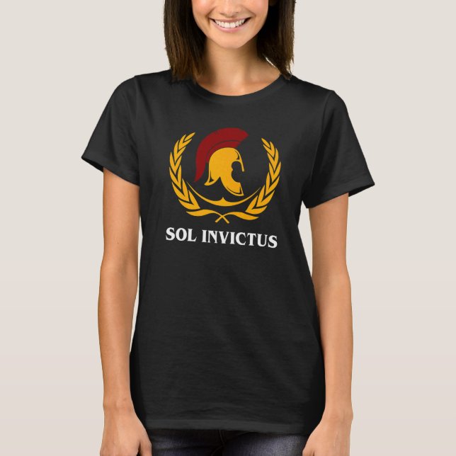 Ancient Roman Mythology Sol Invictus Roman Eagle S T Shirt (Framsida)