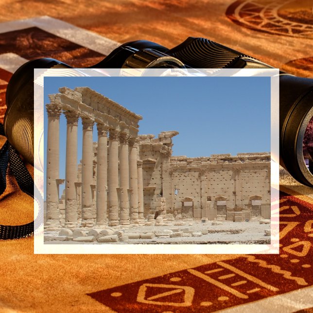 Ancient Roman Ruins, Palmyra, Syrien Vykort (Skapare uppladdad)