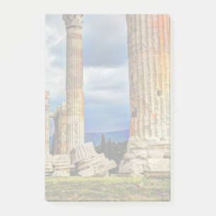 Ancient Ruins i Aten Grekland Post-it Block