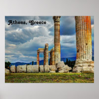 Ancient Ruins i Aten Grekland