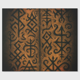 Ancient Runes & Mystic Symbols Presentpapper