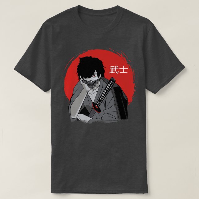 Ancient Samurai japansk Warrior Bushido Miyamoto  T Shirt (Design framsida)