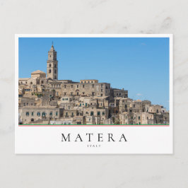 Ancient Sassi di Matera city i Italien Vykort