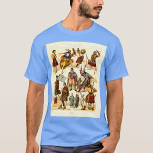 Ancient Scottish mode och livsstil 18:e århundrade T Shirt