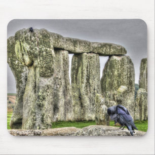 Ancient Site of Stonehenge & Preening Kråka Musmatta