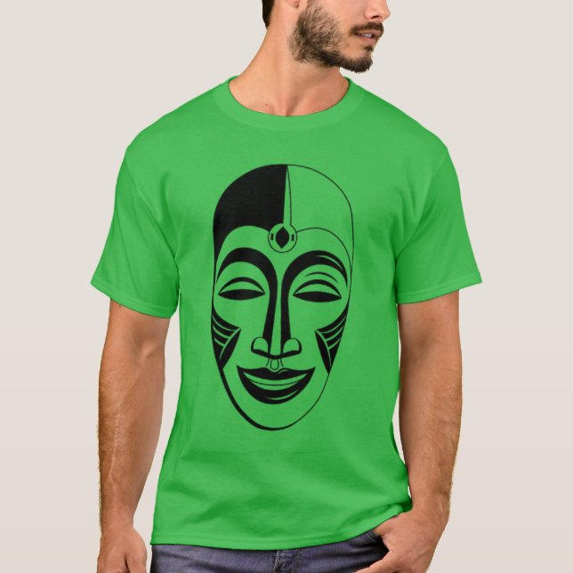 Ancient_Smile_Modern_Linjer. T Shirt (Framsida)