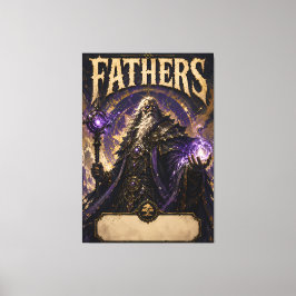 Ancient Sorcerer Father Canvas