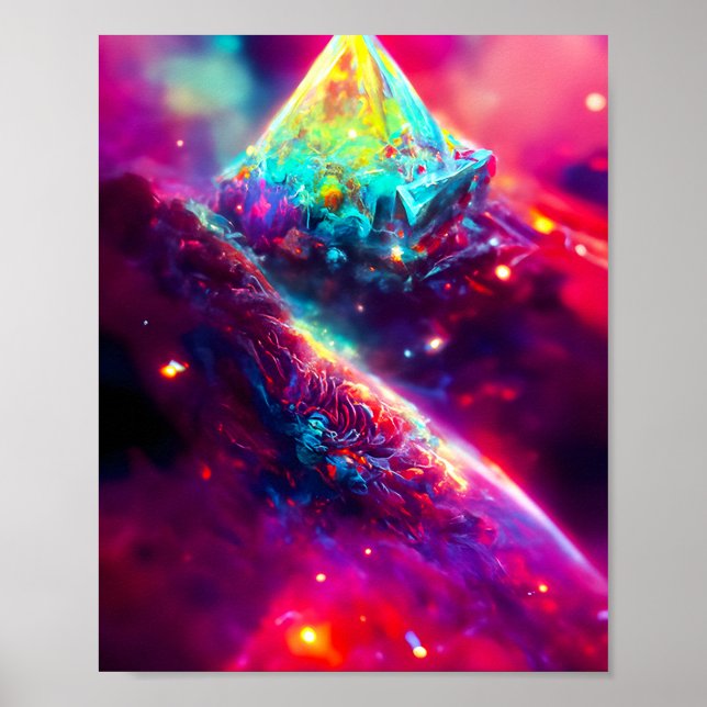 Ancient Space Alien Pyramid Poster (Framsidan)