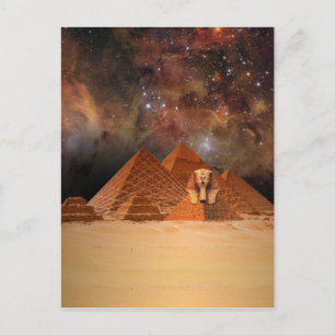Ancient Sphynx i rymden Vykort