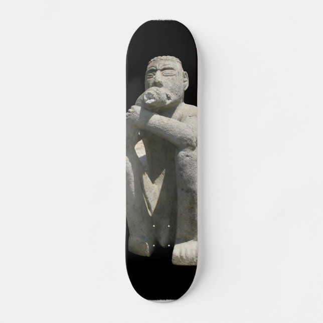 Ancient Statue Costa Rica Mini Skateboard Bräda 18,7 Cm (Framsida)