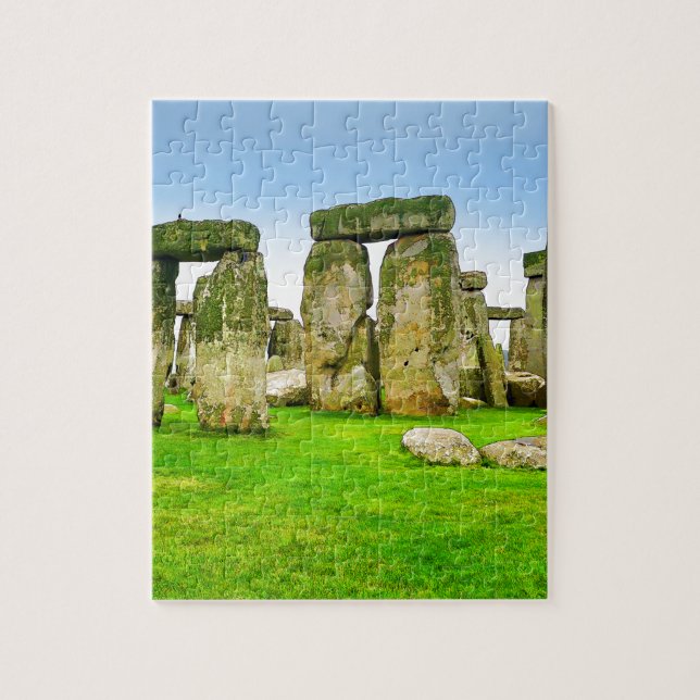 Ancient Stonehenge Stones in Summer Art Pussel (Vertikal)