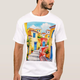 Ancient street t shirt