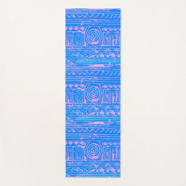 Ancient Sumerian Mesopotamian Mönster Blue