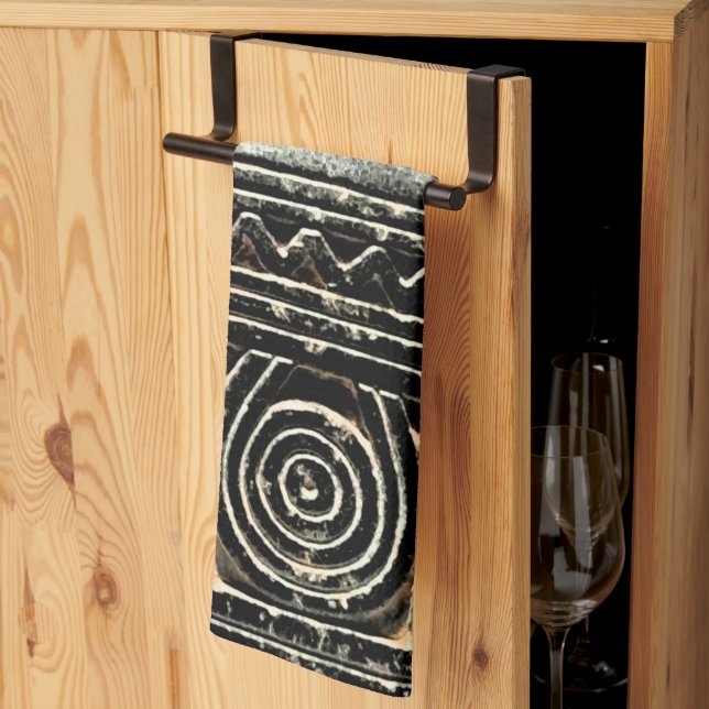 Ancient Sumerian Mesopotamian Mönster Kökshandduk (Thirds Fold)