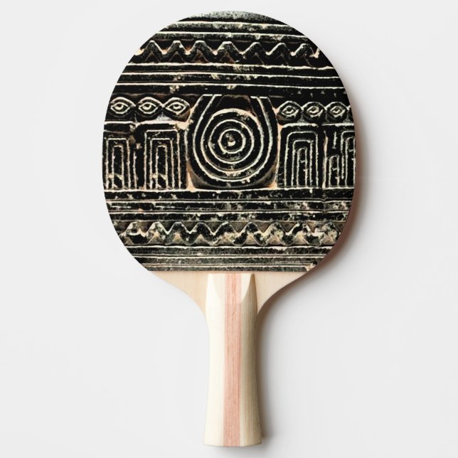 Ancient Sumerian Mesopotamian Mönster Pingisracket (Framsidan)