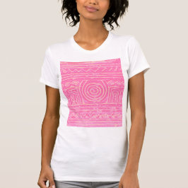 Ancient Sumerian Mesopotamian Mönster Rosa T Shirt